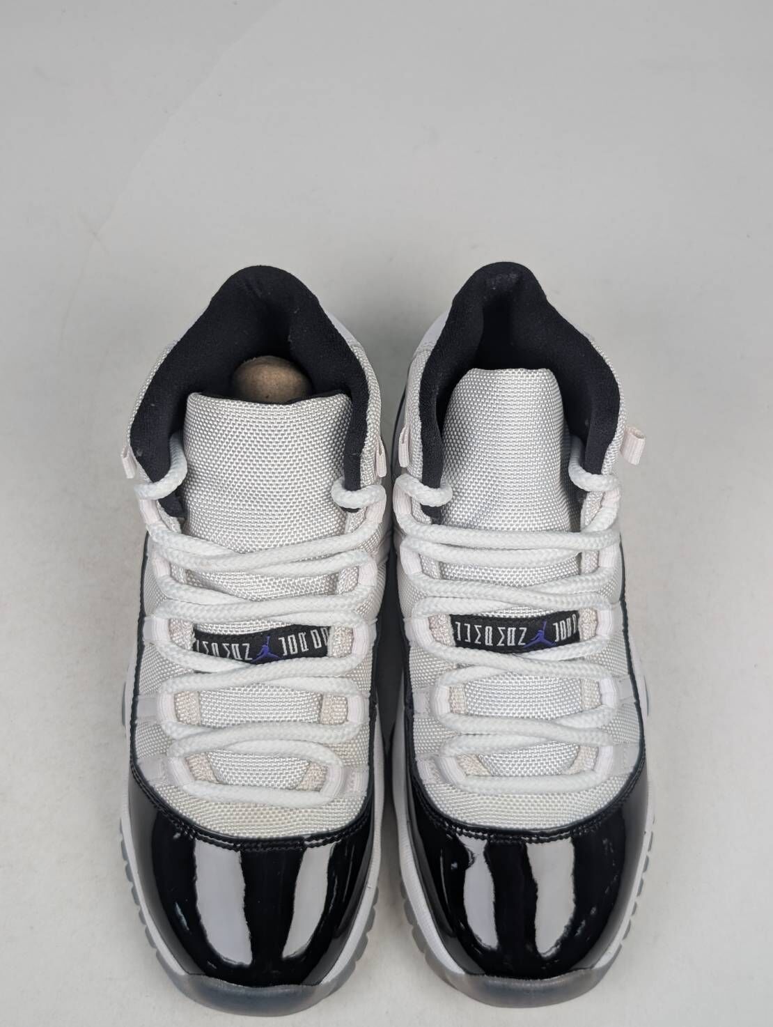 微瑕疵-左右腳中底鞋底泛黃 378038-100 4.5Y Air Jordan 11 「 Concord 」GS 女段