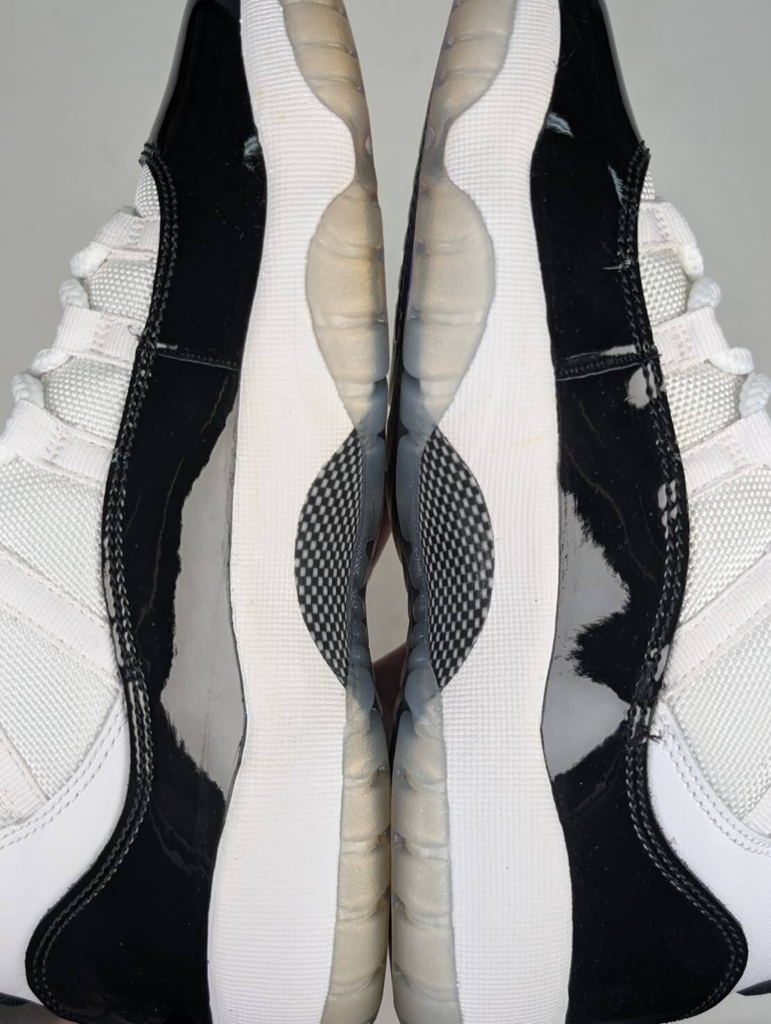 微瑕疵-左右腳中底鞋底泛黃 378038-100 4.5Y Air Jordan 11 「 Concord 」GS 女段