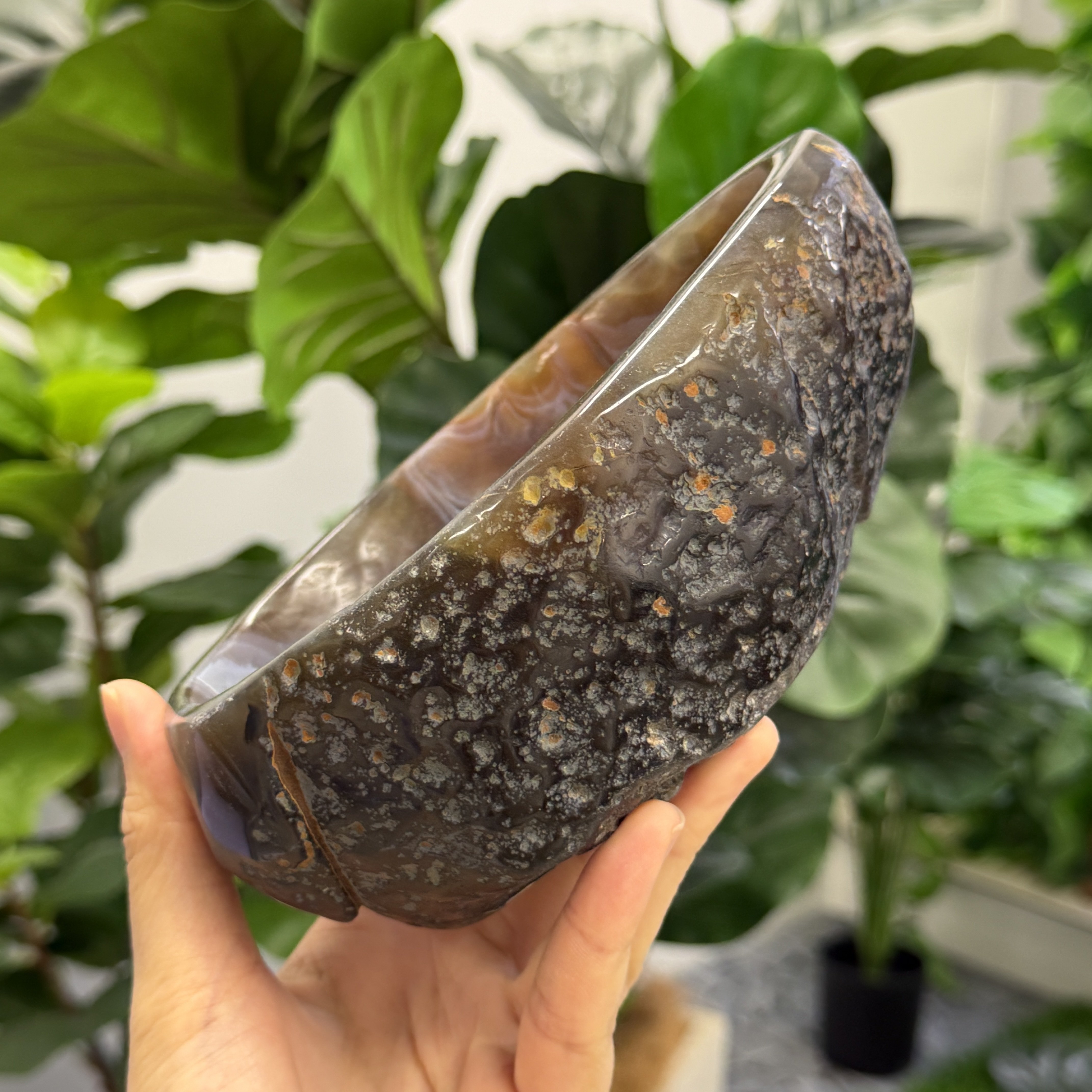 巨大瑪瑙碗 16cm TP1727