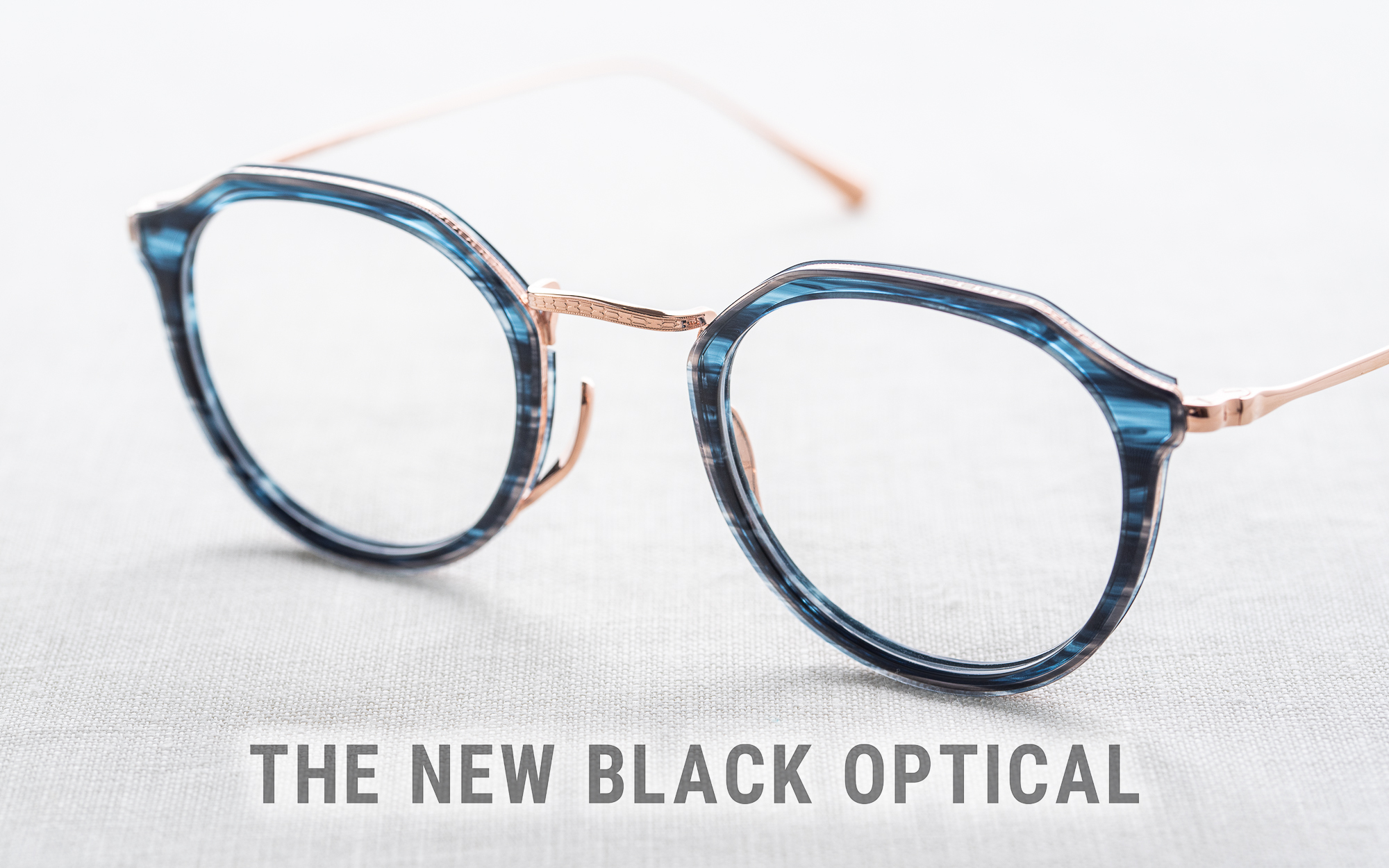 The New Black Optical X Kame Mannen - 藍金 KMN 1113 (Pre-order: 預計 9 月到貨 Expected Sep)