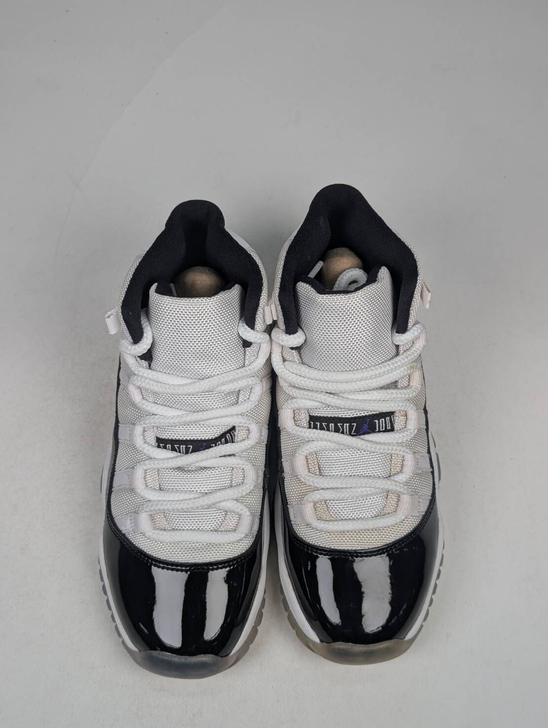微瑕疵-左右腳鞋中底鞋底鞋帶鞋面泛黃 378038-100 4.5Y Air Jordan 11 「 Concord 」GS 女段