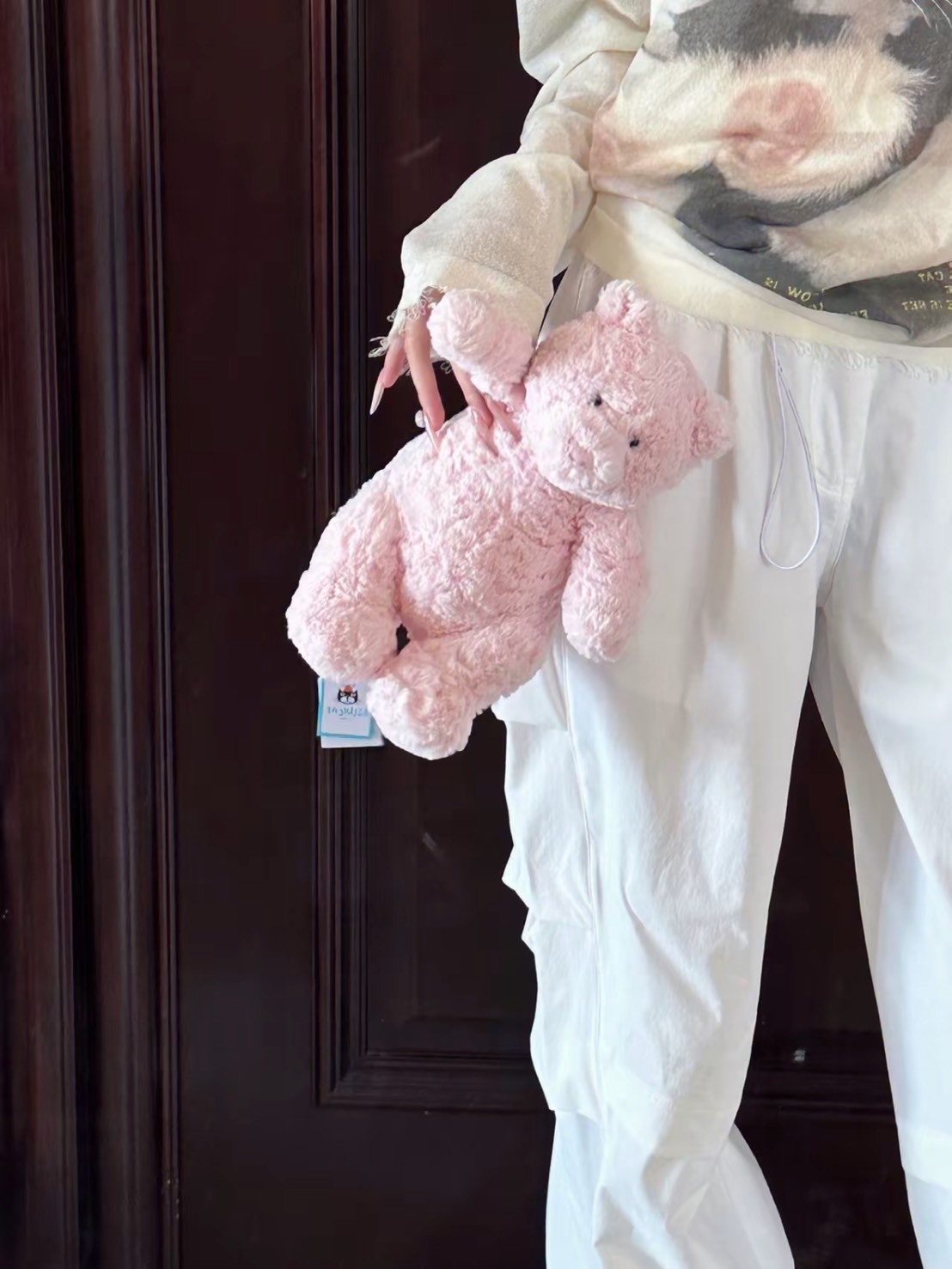 JELLYCAT 粉色 巴塞羅熊