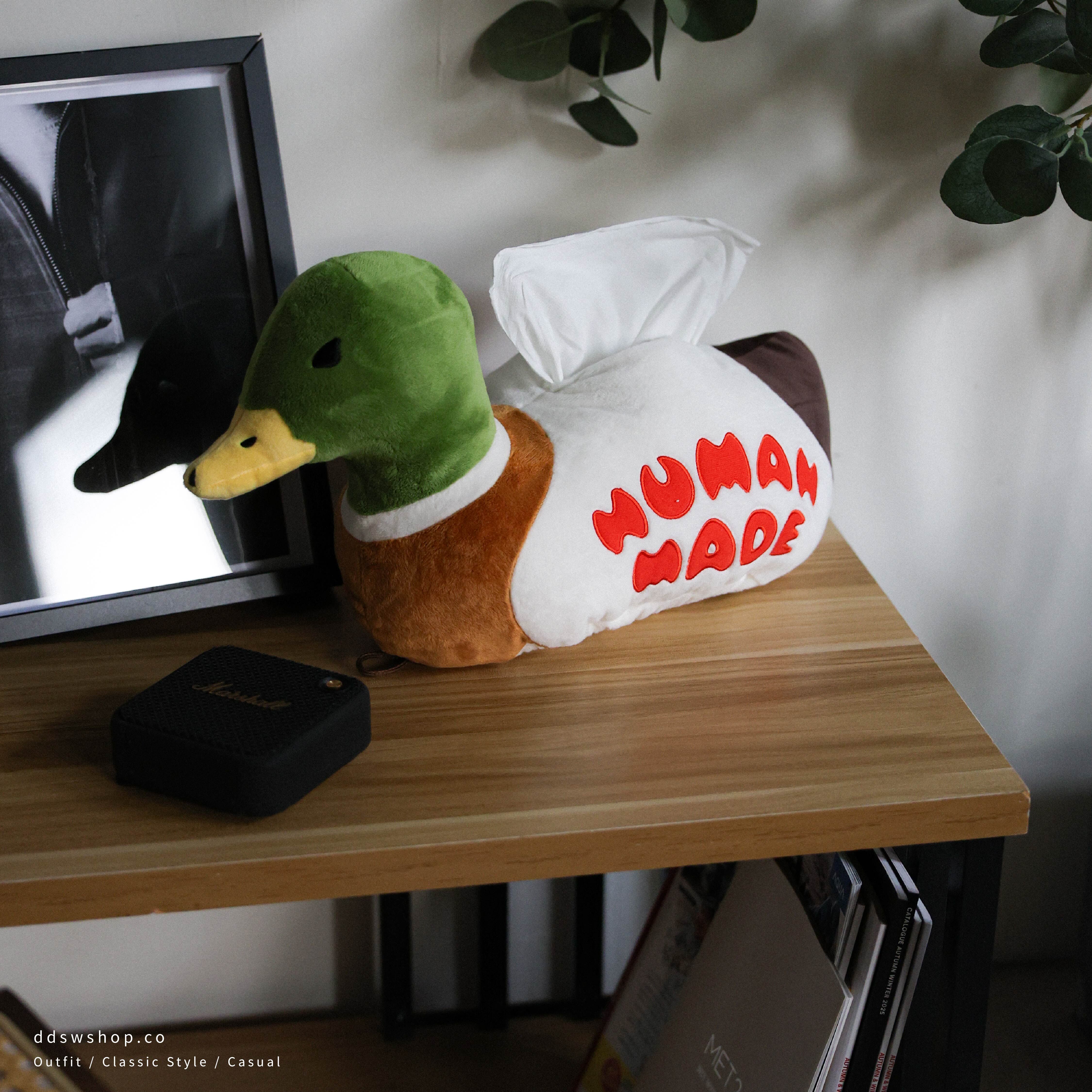 "現貨" HUMAN MADE DUCK PLUSH DOLL TISSUE CASE 鴨子紙巾盒