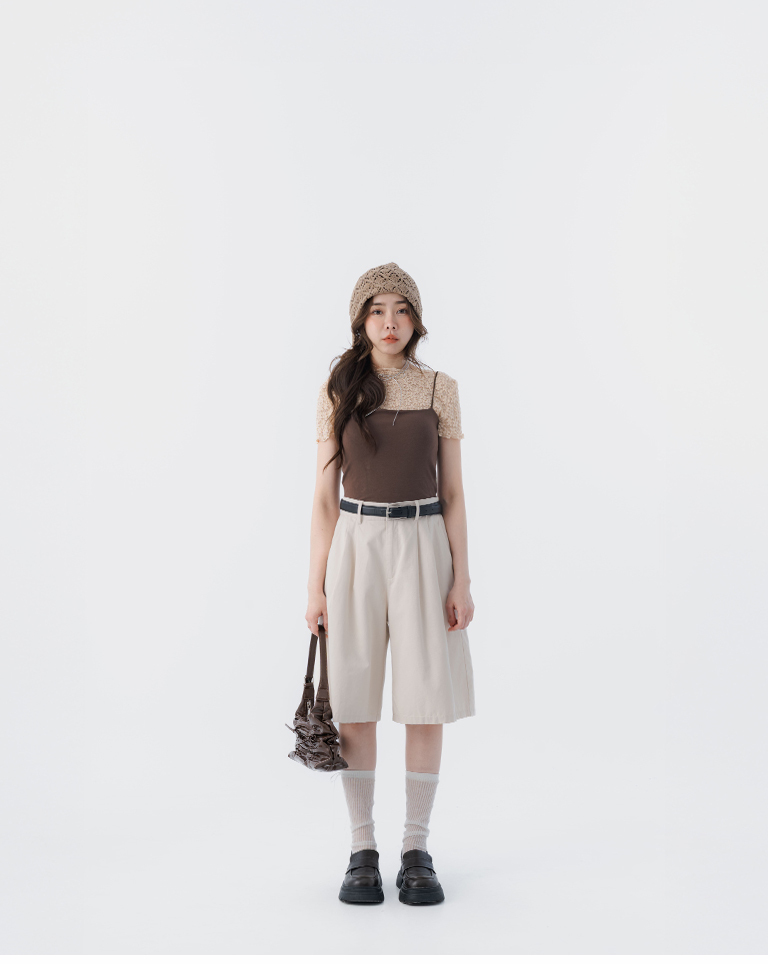 Woven openwork pile hat, available in three colors【07020996】in stock+pre-order