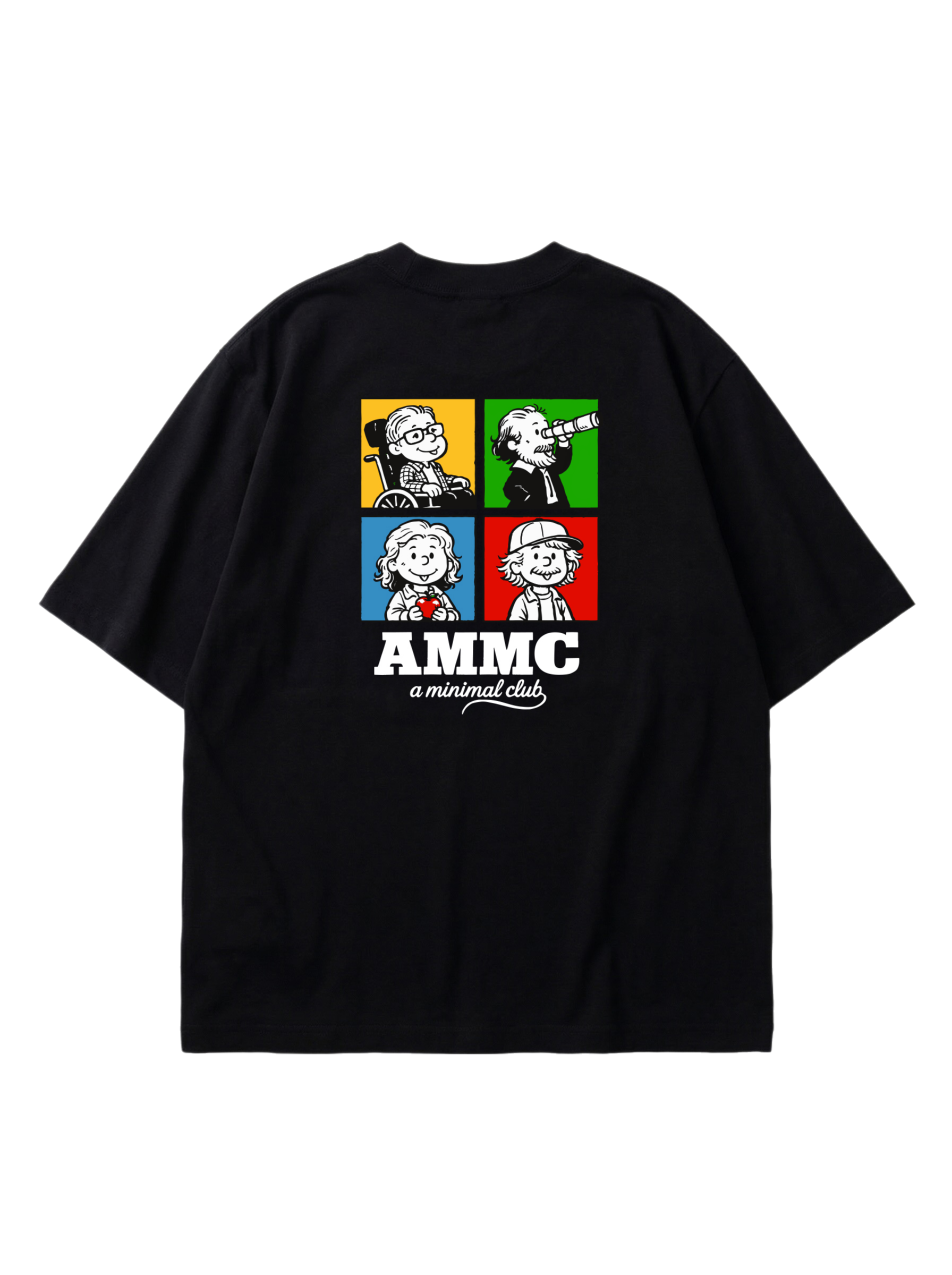 A MINIMAL CLUB LOGO TEE BLACK AM64TE03BK