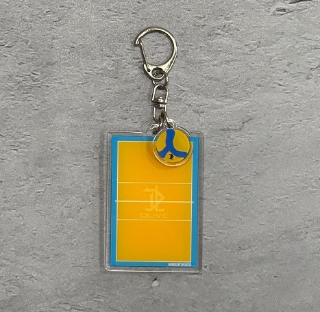 造型鑰匙圈 - 排球球場