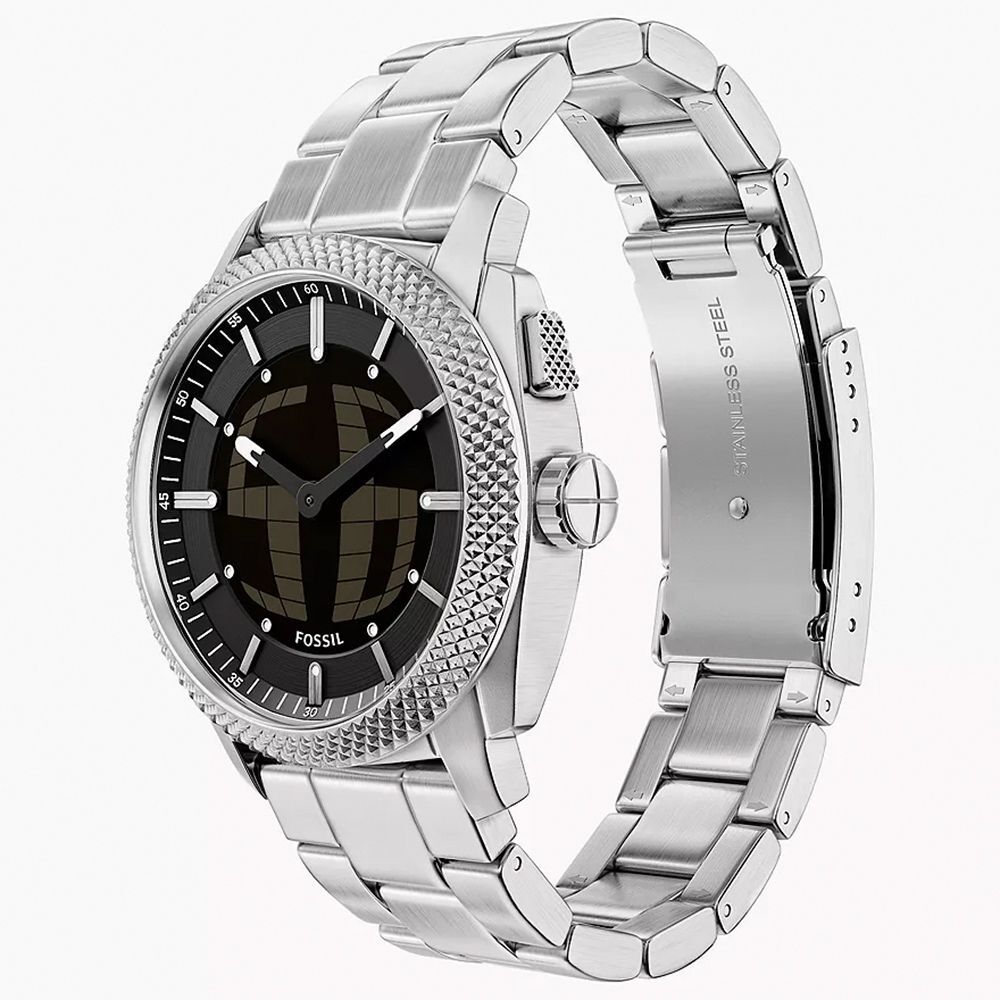 萬年鐘錶 - Fossil    Big Tic限量復刻雙顯示數位跳秒男錶 FS6155 錶徑41MM