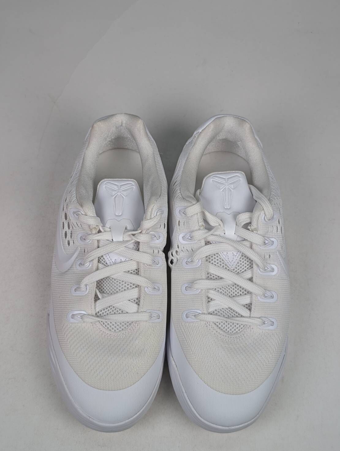 微瑕疵-左右腳鞋面微泛黃左腳鞋頭破損 FV3607-100 5.5Y Nike Kobe 9 EM Protro GS "Halo" 曼巴 白 女鞋 大童