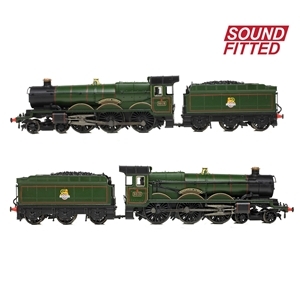 Bachmann 372-031ASF N規 GWR 4073「城堡號」，5015「國王城堡」號，BR早期標誌綠色塗裝