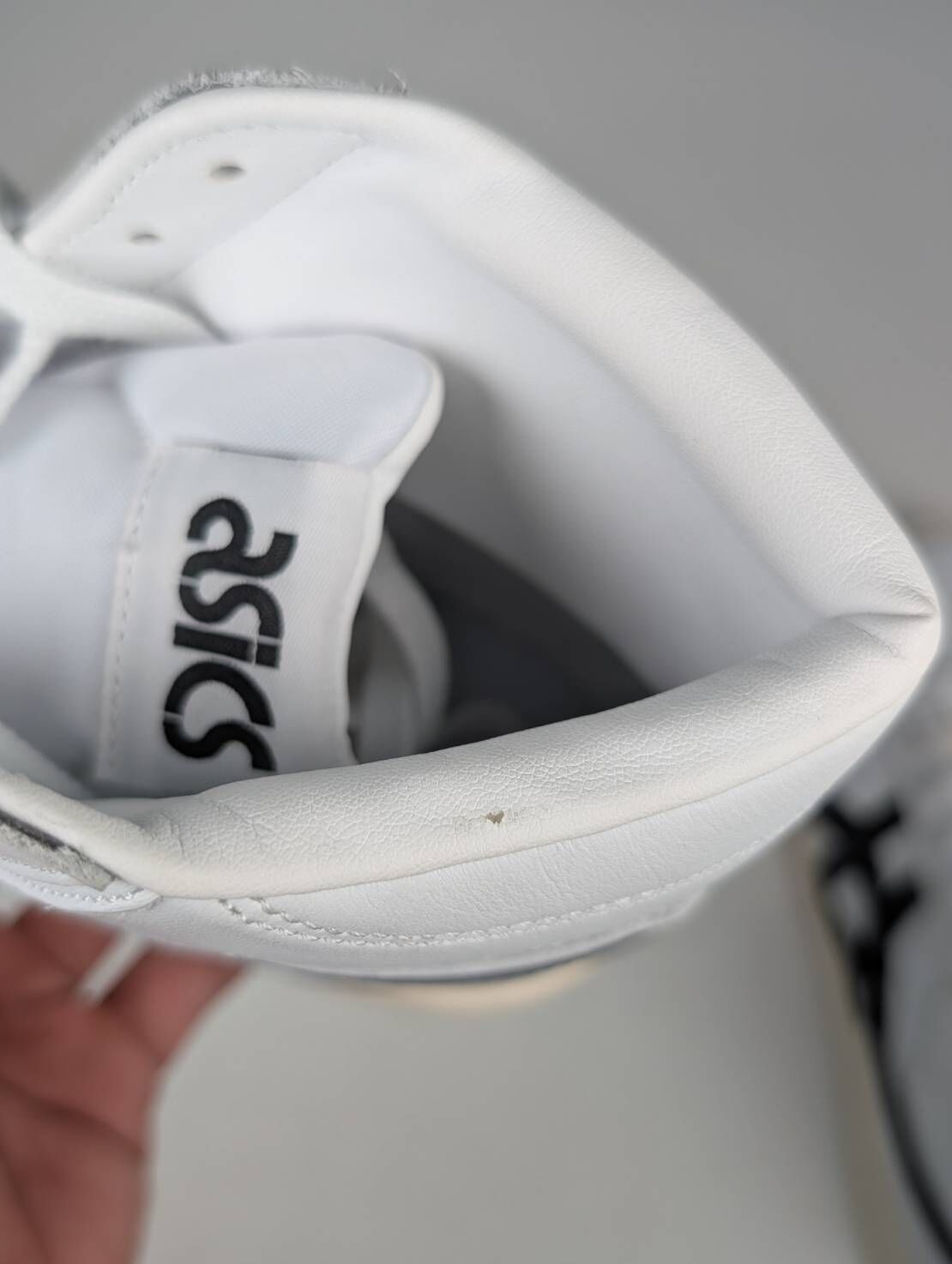 微瑕疵-左腳鞋帶泛黃右腳鞋口破皮 HL7W4-0190 27CM asics Tiger PTG GEL MT澤北榮治