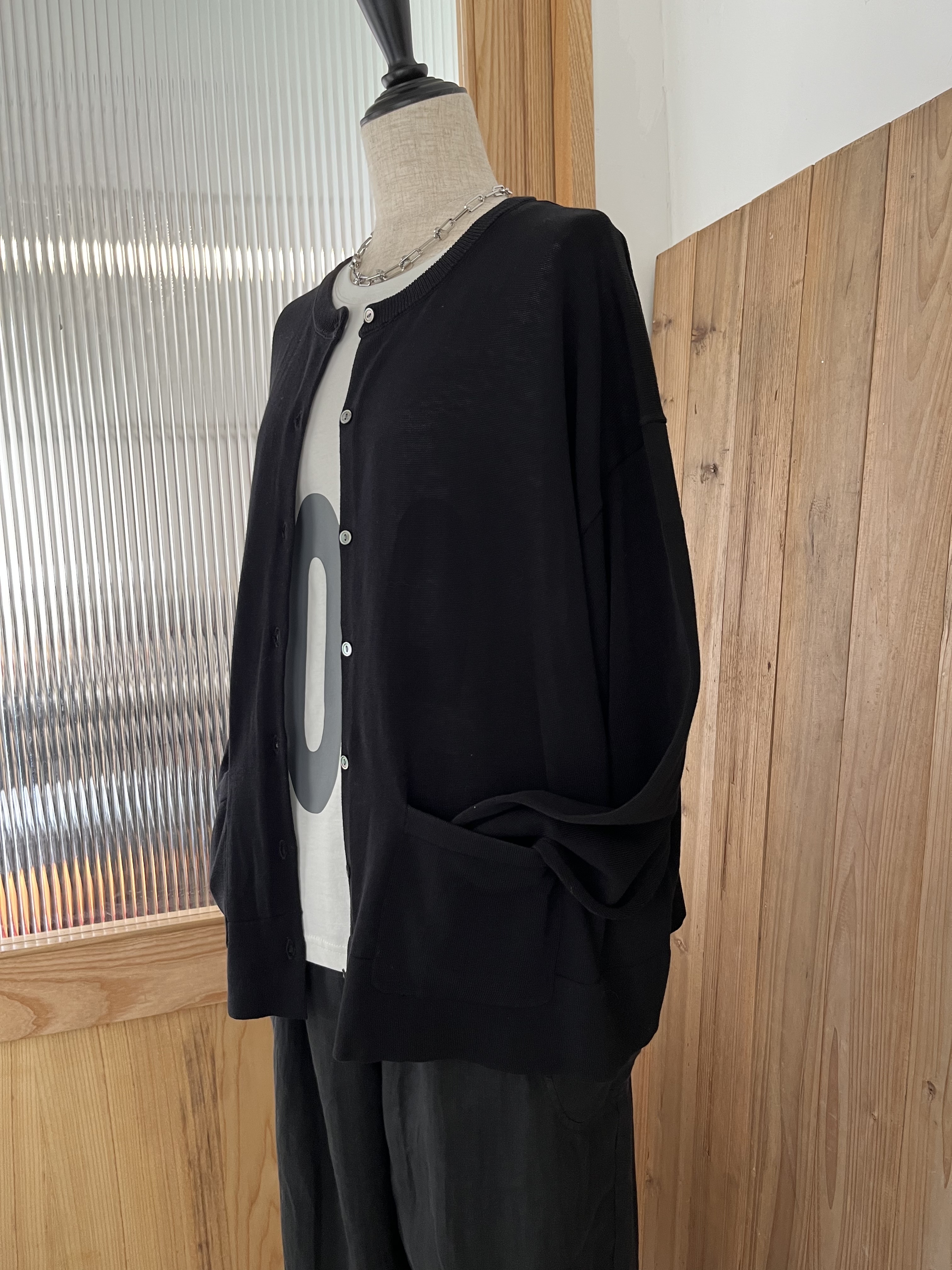 HEAVENLY黑色針織外套