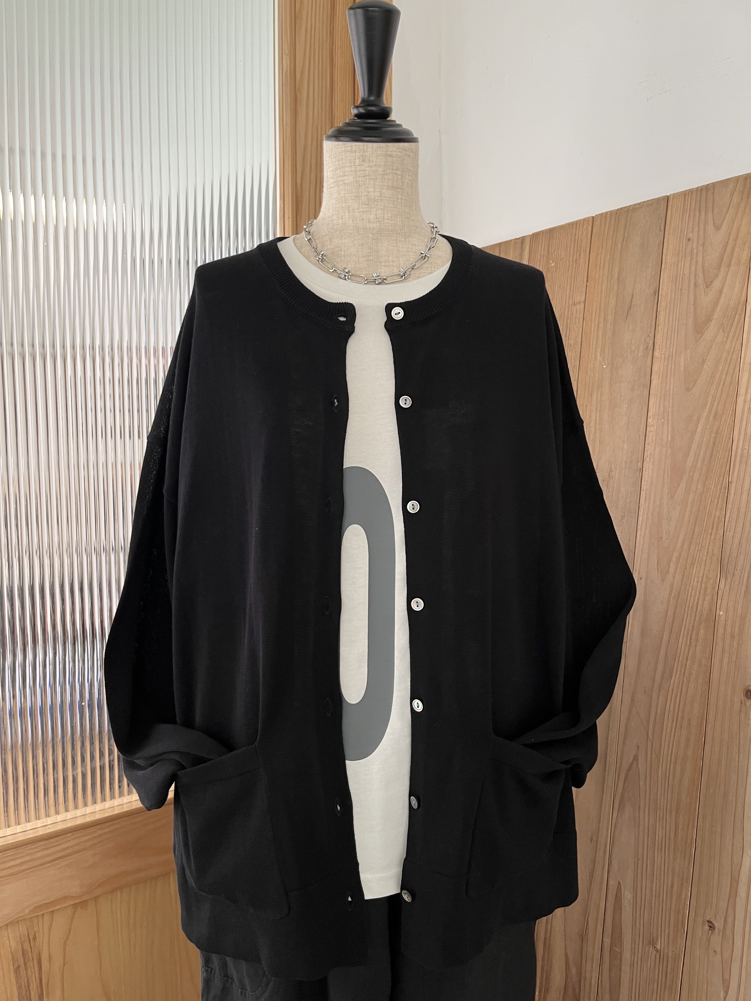 HEAVENLY黑色針織外套