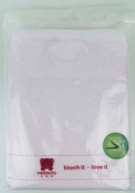 Minimoto 竹纖維大方巾/粉紅色(100x100cm)