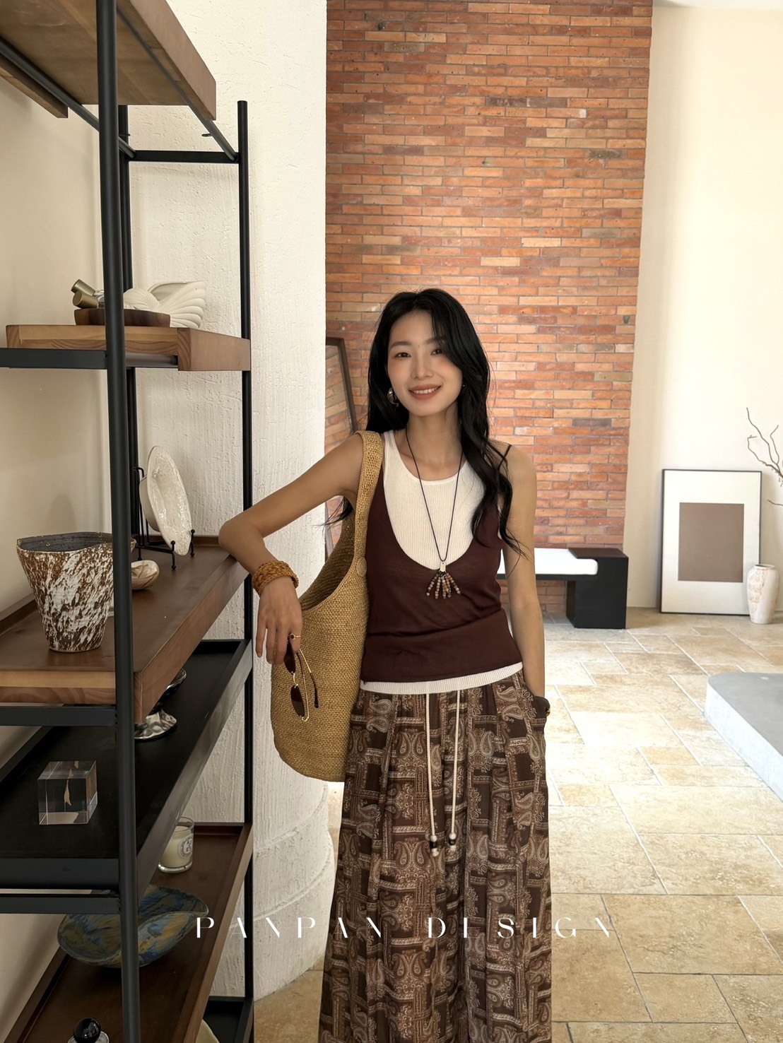 No.1701 西裝家天絲針織兩件細帶背心