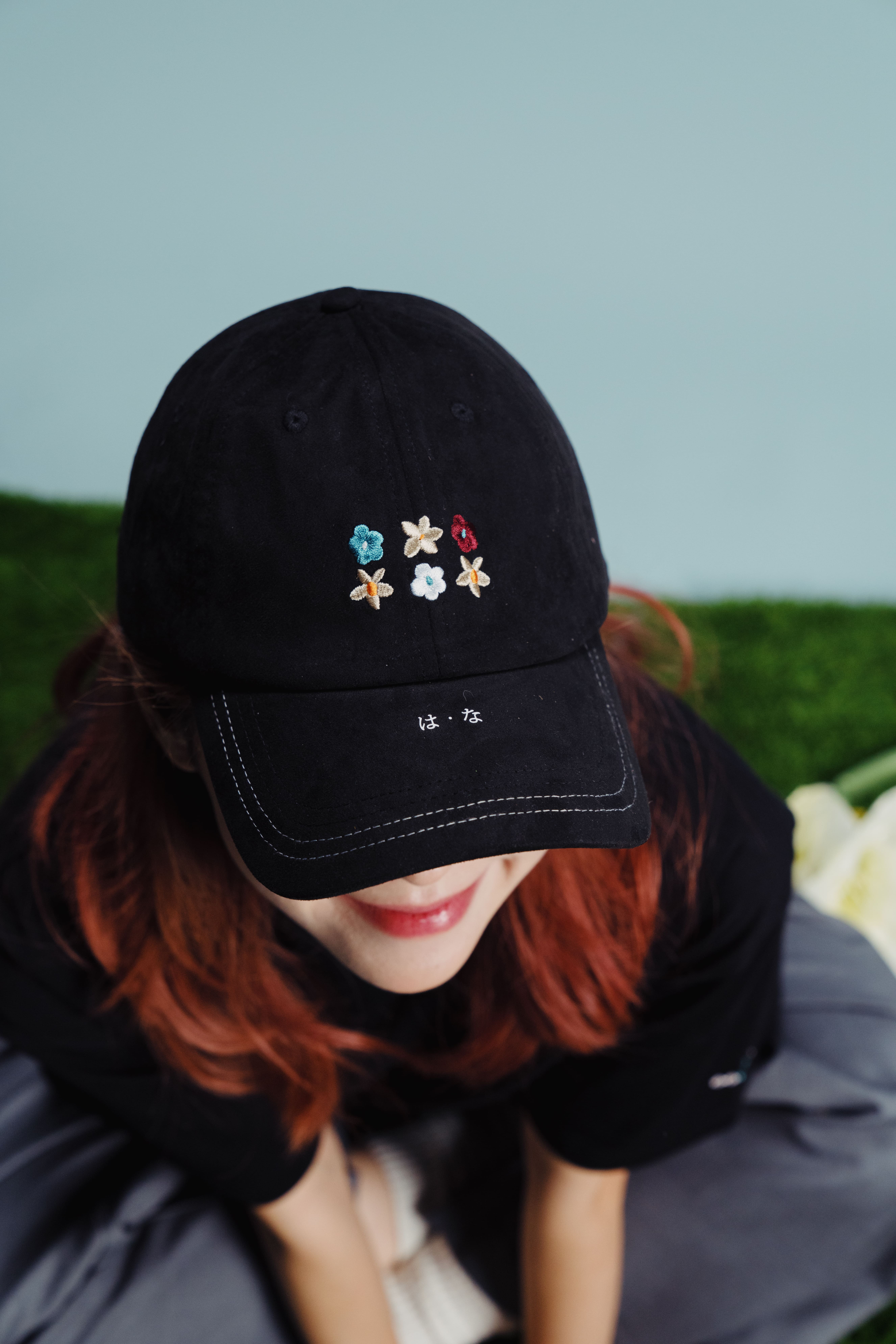 HANA Velvet Bow Cap｜Black｜Hong Kong Original Design