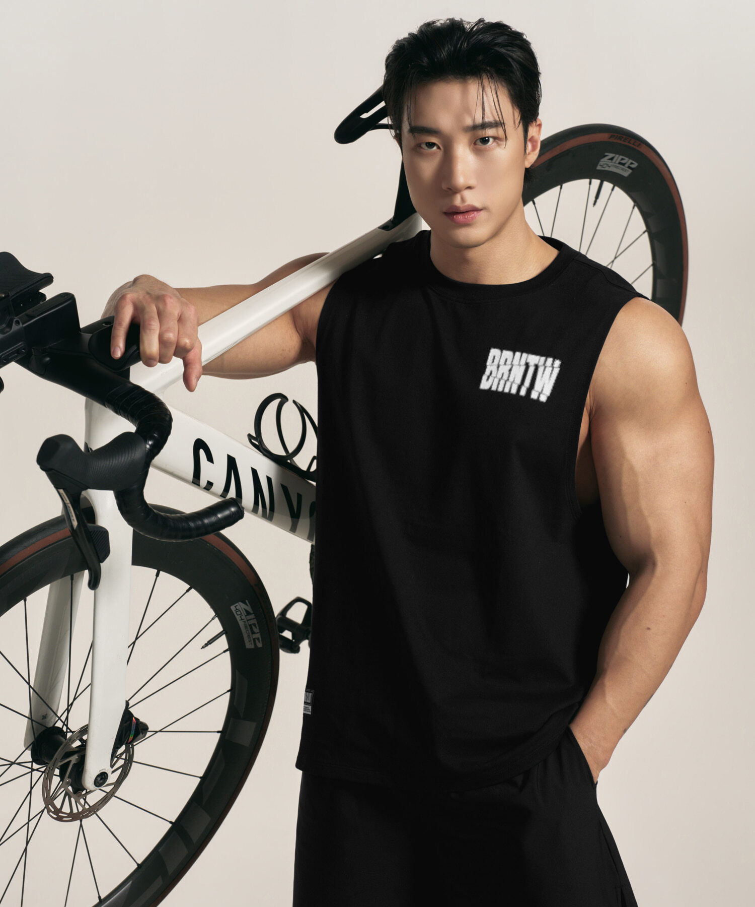 BRNTW HALFTONE SLEEVELESS