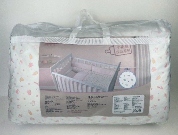 Minimoto 小奶瓶大七件套禮包/ 粉紅 - 大尺寸