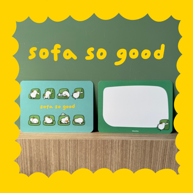昏呱．Safa sooo good 插畫明信片