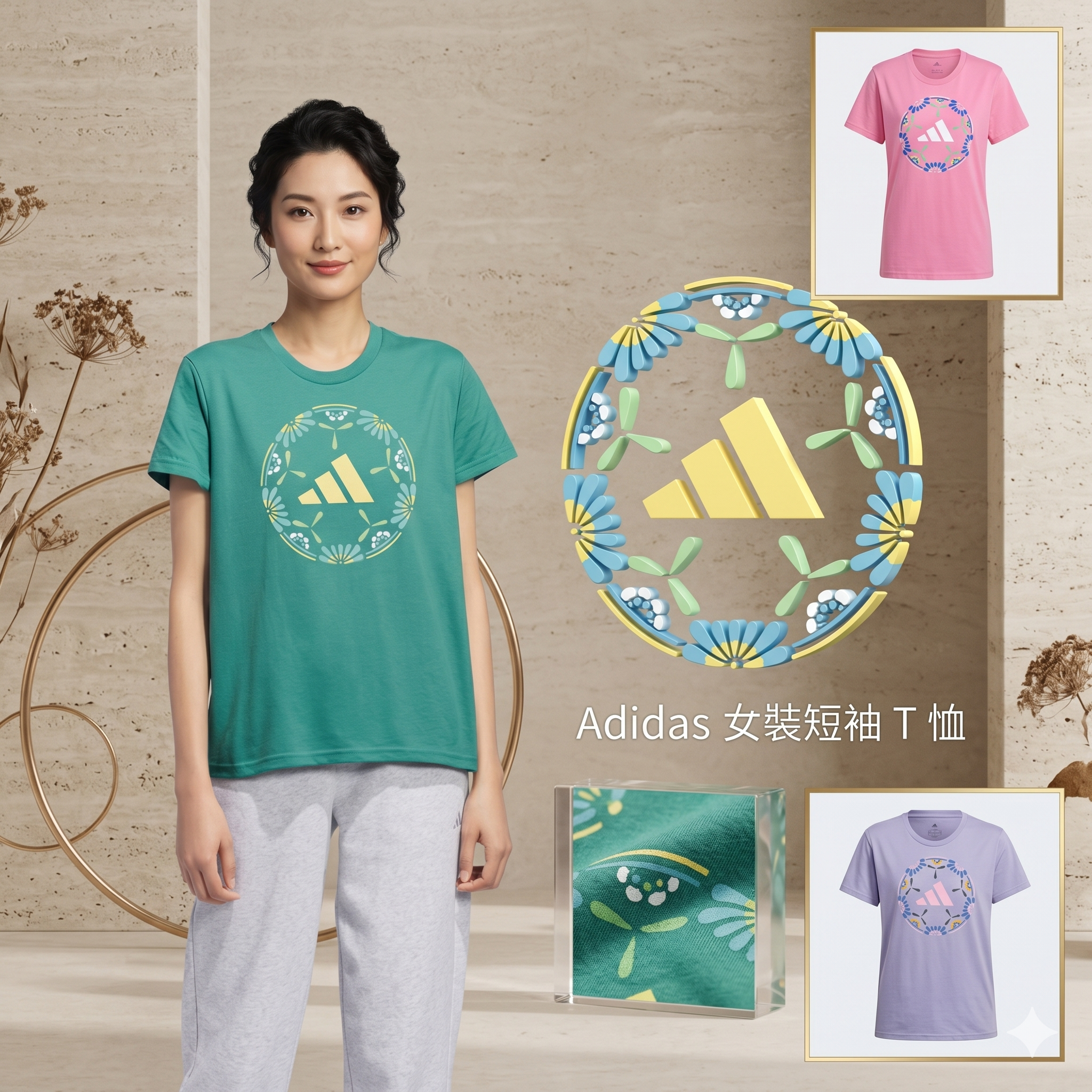 【預購】H042922 Adidas  女裝短袖 T 恤