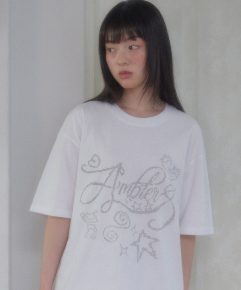 <單件免運🛒>Ambler Cross-stitch 短袖上衣 2色