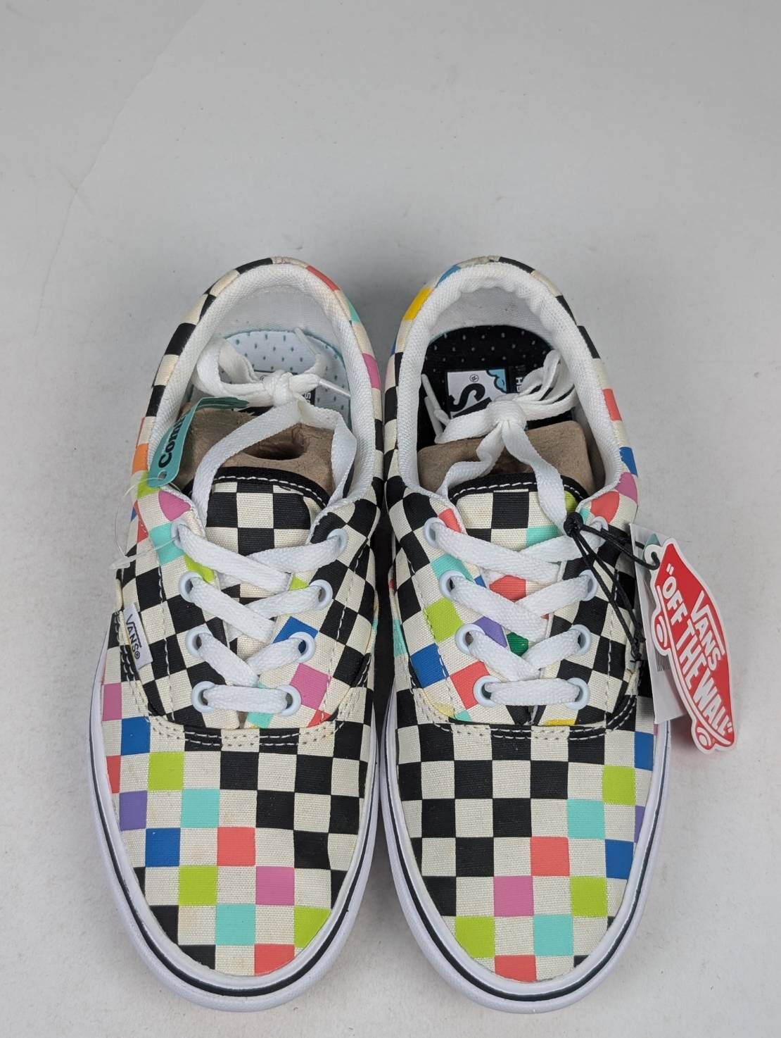 微瑕疵-左右腳明顯泛黃 VN0A3WM91PJ M5 VANS X MOMA滿版彩色棋盤格聯名限定版