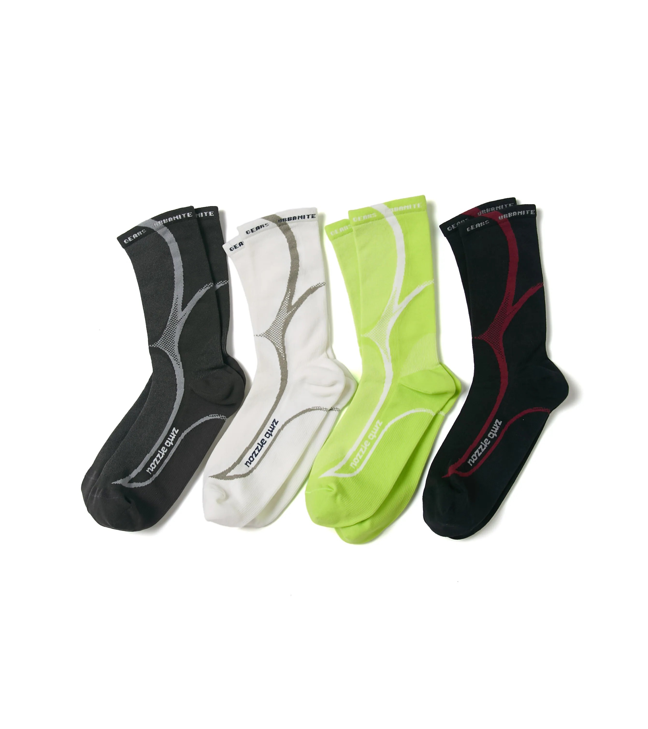 nozzle quiz Tactel® Contour 輕量中高筒休閒襪