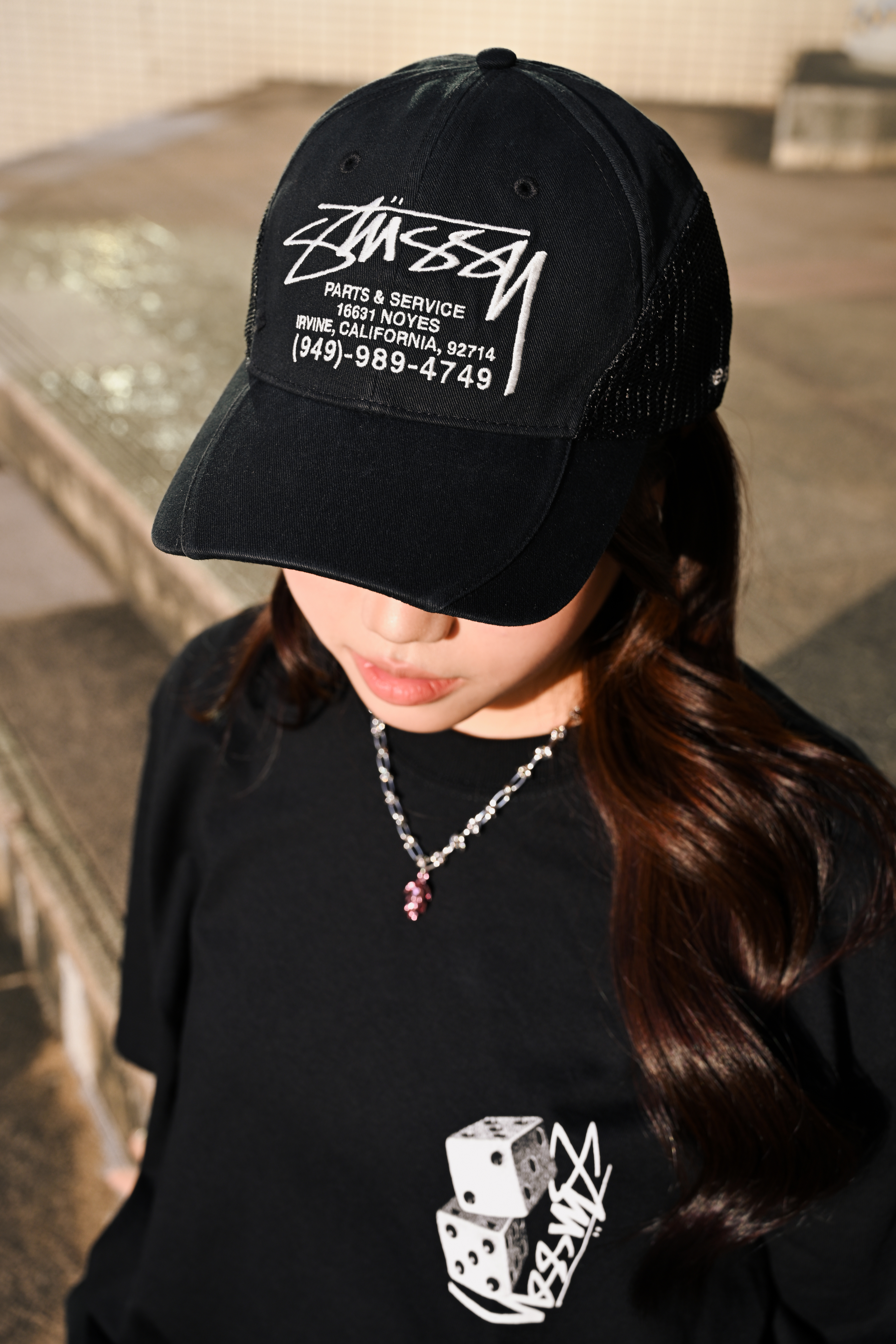 ☆ETW☆【EASY TO WEAR】Stussy 26SS LP SERVICE MESH STRAPBACK CAP 老帽 棒球帽 網眼