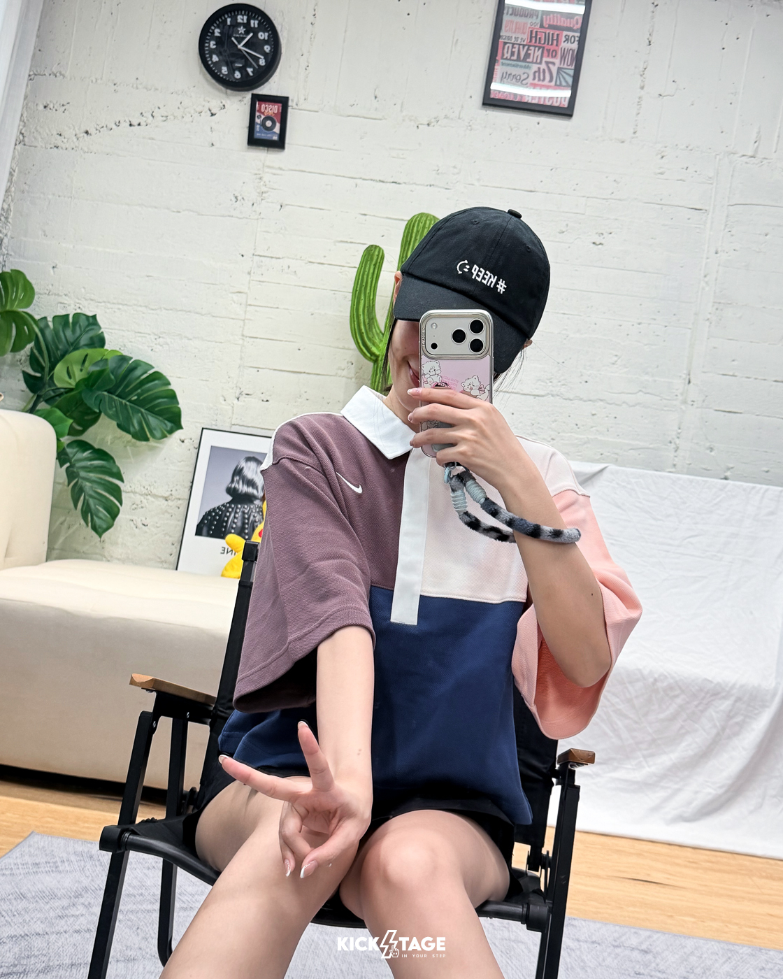 女款 NIKE W STREET ESSNTL SS POLO 多彩 拼接 落肩 寬鬆 休閒 運動 刺繡LOGO POLO衫 短T【IF5599-103】NKTF