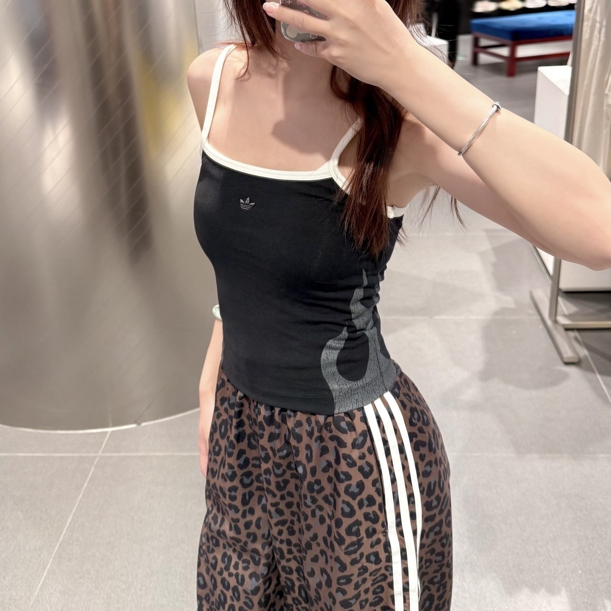 Adidas Originals 細肩帶背心 黑