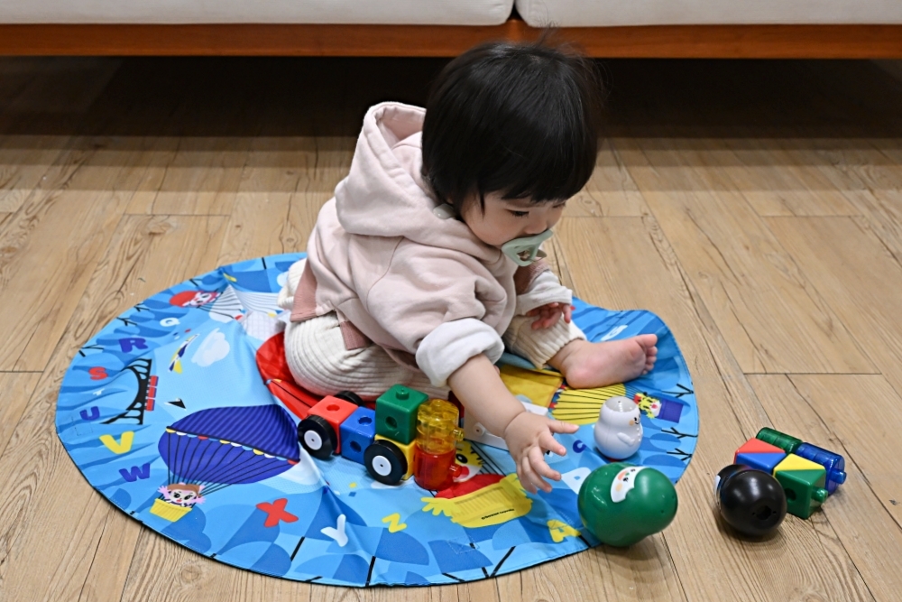 巧虎收納積木組拼裝玩法