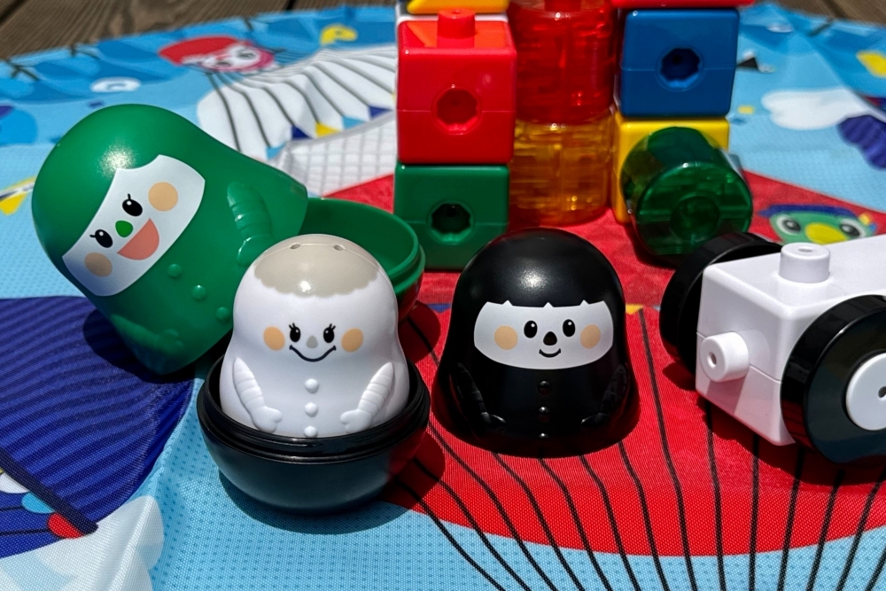 巧虎收納積木組驚喜娃娃