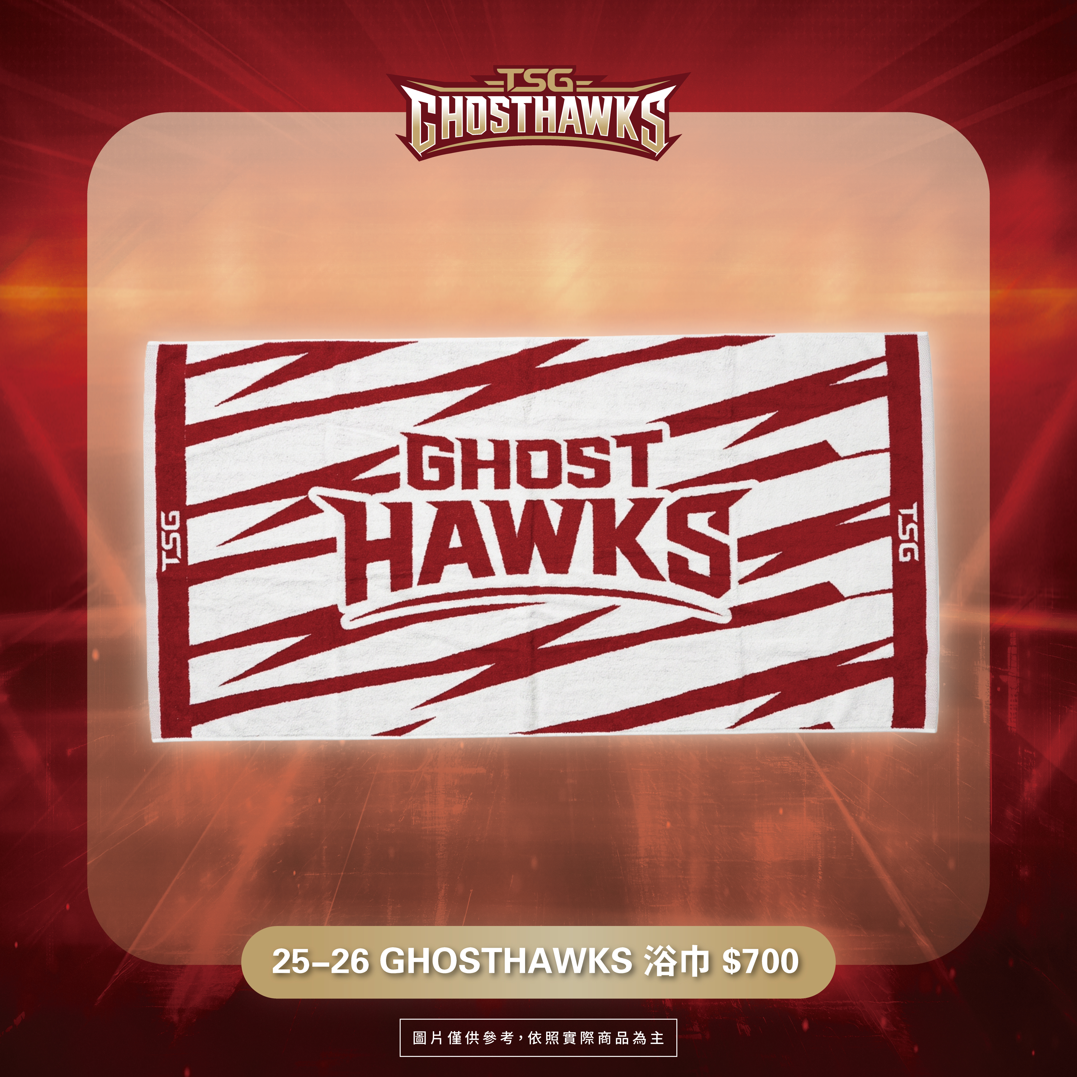 25-26 GHOSTHAWKS 浴巾