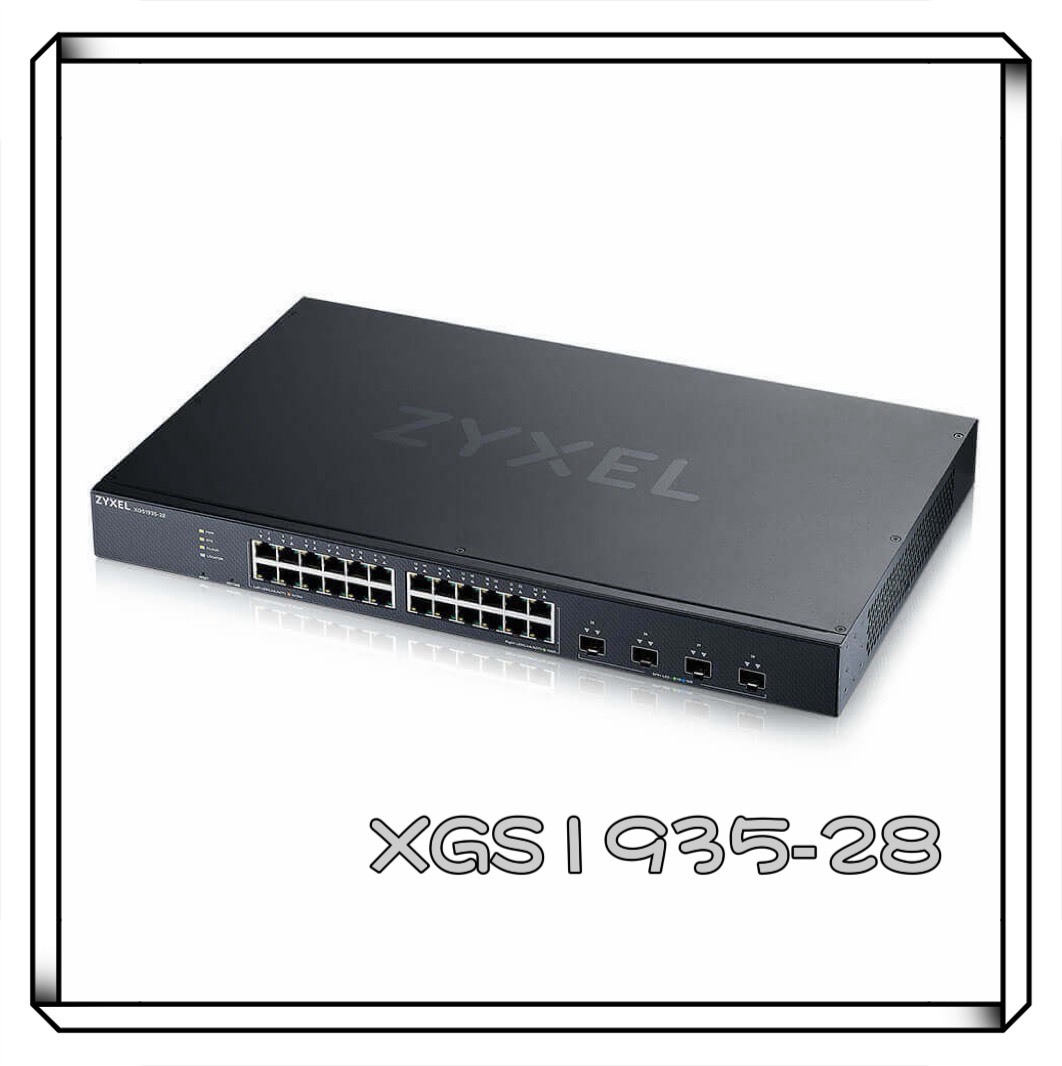 Zyxel 合勤 XGS1935-28 24埠 GbE Lite-L3 智慧型網管交換器
