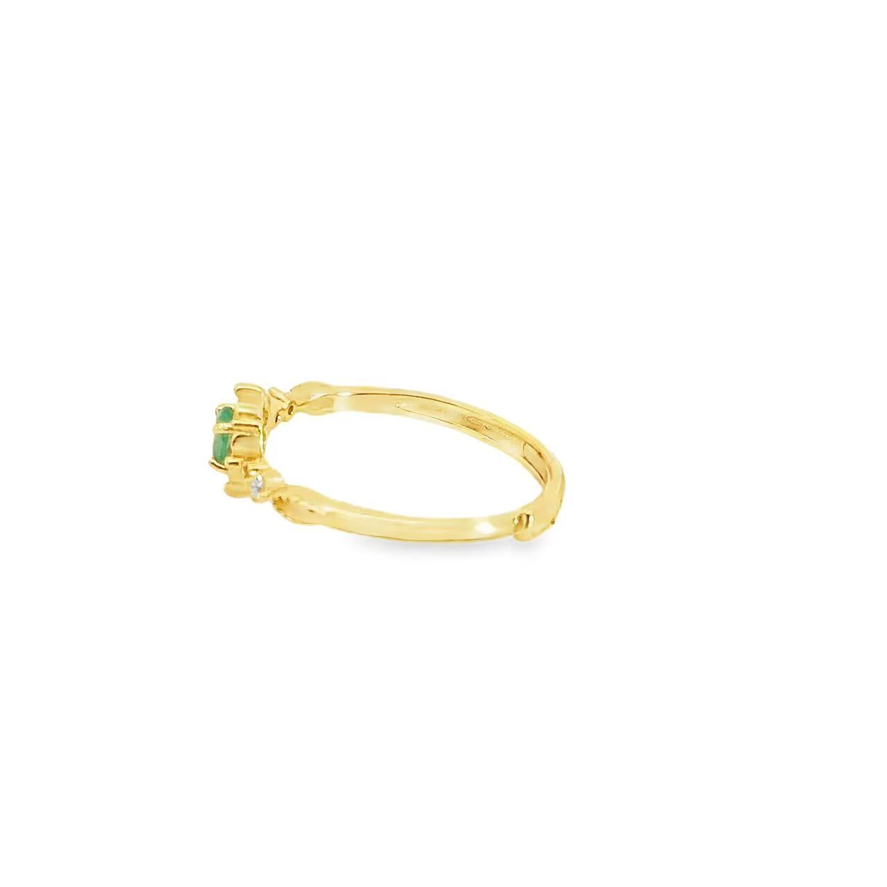 จิวเวลรี่มินิมอล｜มรกต｜เงิน S925｜แหวน｜R50