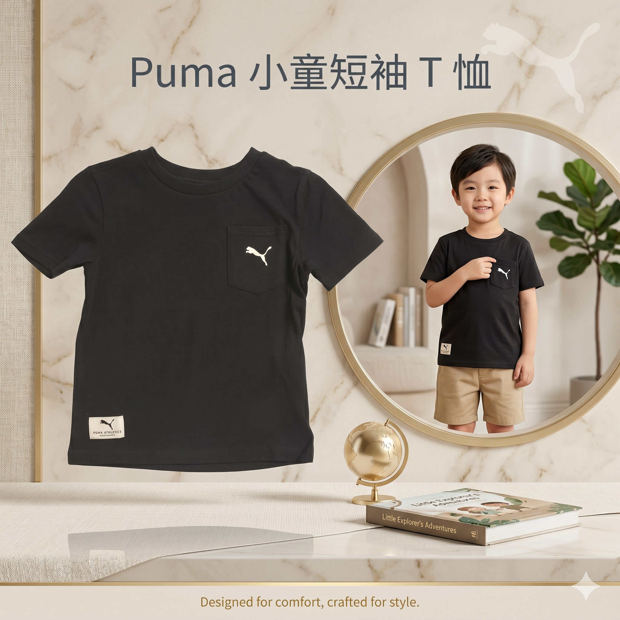 【預購】H042933 Puma 小童短袖 T 恤