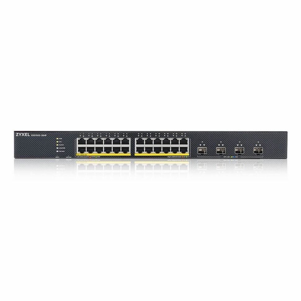 Zyxel 合勤 XGS1935-28HP 24埠 GbE Lite-L3 PoE 智慧型網管交換器