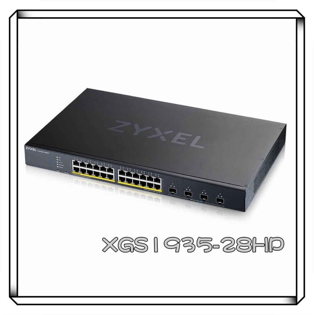 Zyxel 合勤 XGS1935-28HP 24埠 GbE Lite-L3 PoE 智慧型網管交換器
