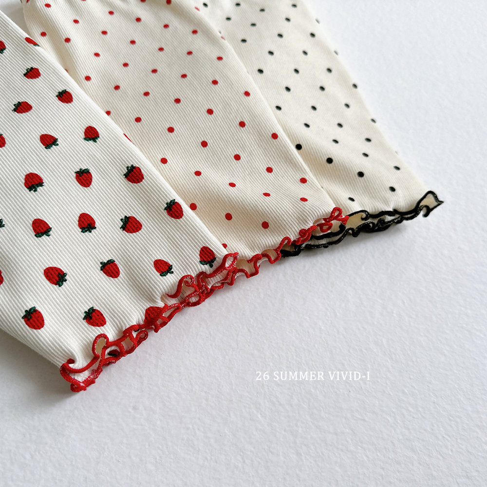 90-140 VV 圓點水果內搭褲 3色