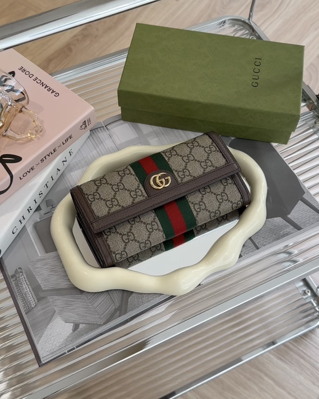 GUCCI｜OPHDIA 長夾 經典老花