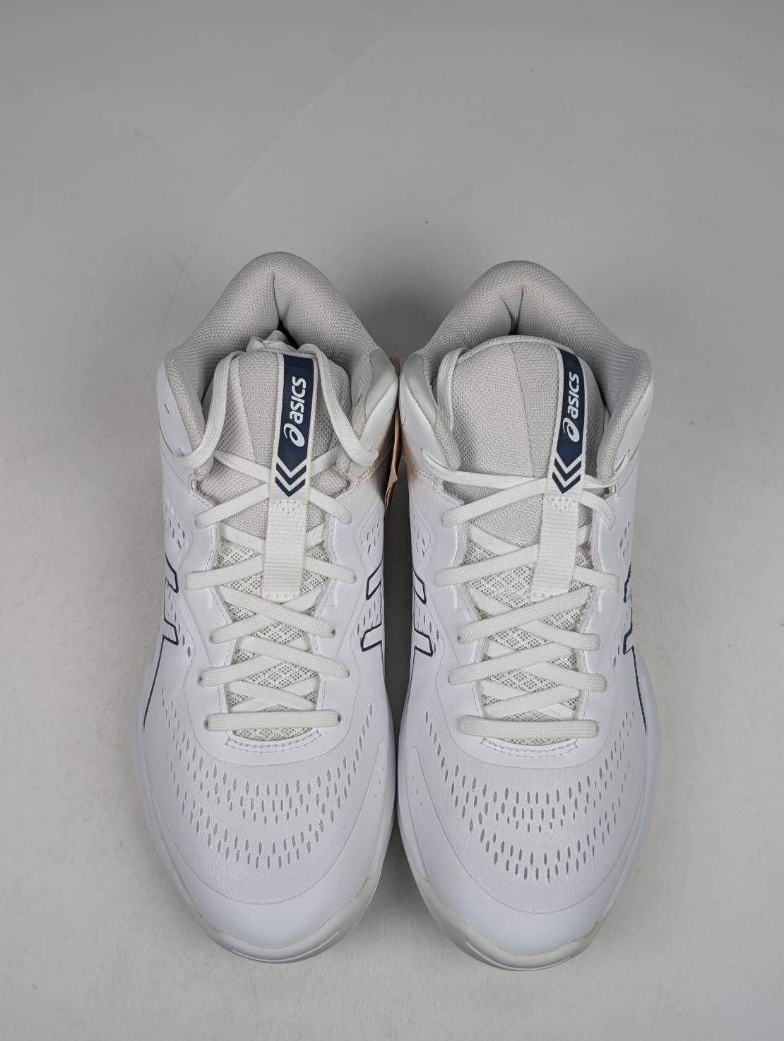 微瑕疵-左右腳中底泛黃 1063A063-102 27.5CM ASICS GELHOOP V15 籃球鞋 白藍 男