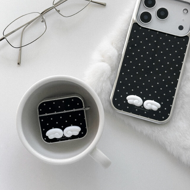 【預購】Nineteen Friday 3D 天使立體翅膀 點點 AirPods 耳機殼 (不含吊飾)