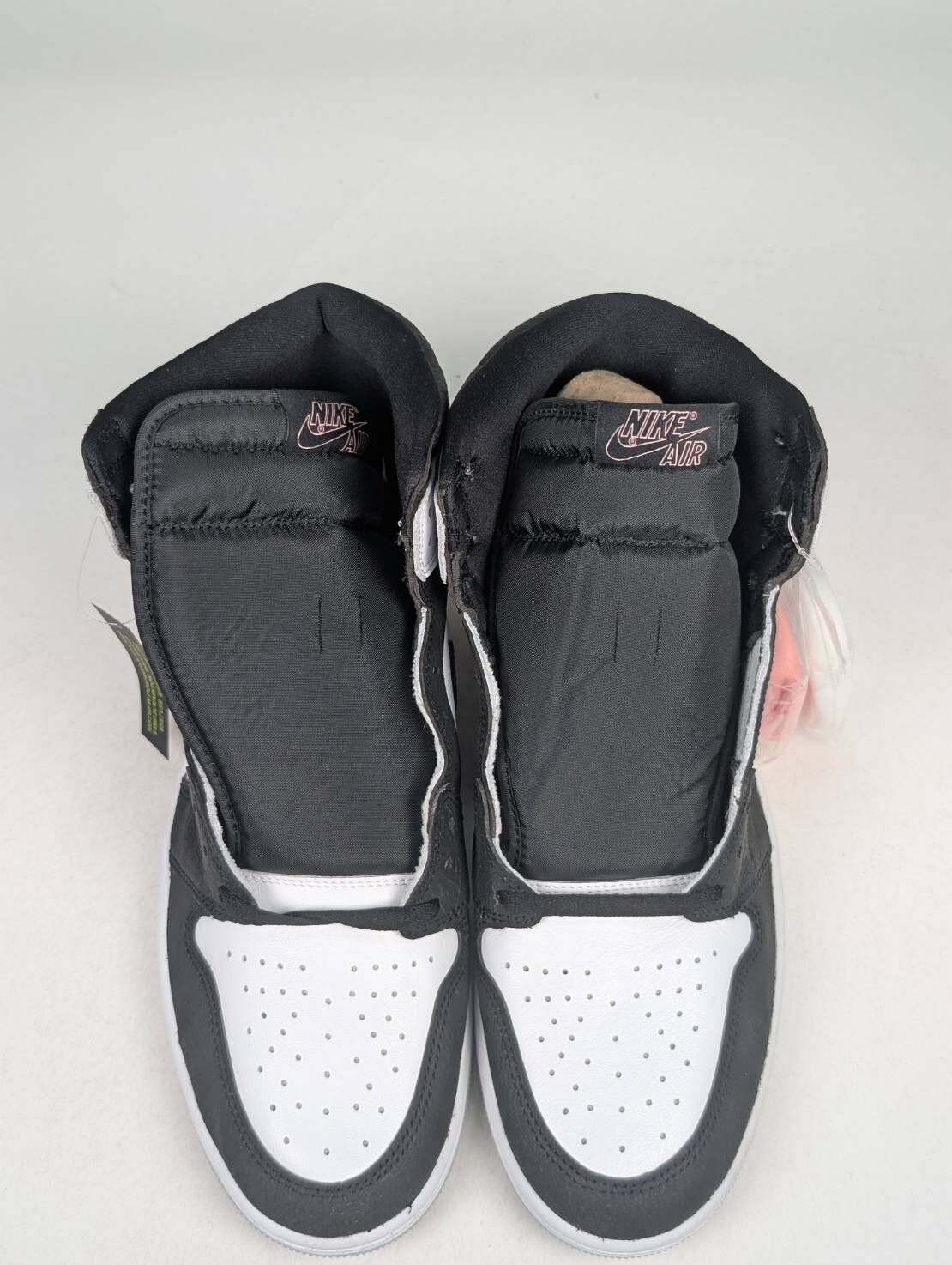 微瑕疵-左右腳內襯中底泛黃左腳後跟泛黃 555088-108 M13 Air Jordan 1 Retro High OG "Stage Haze" 黑灰裂紋 男款