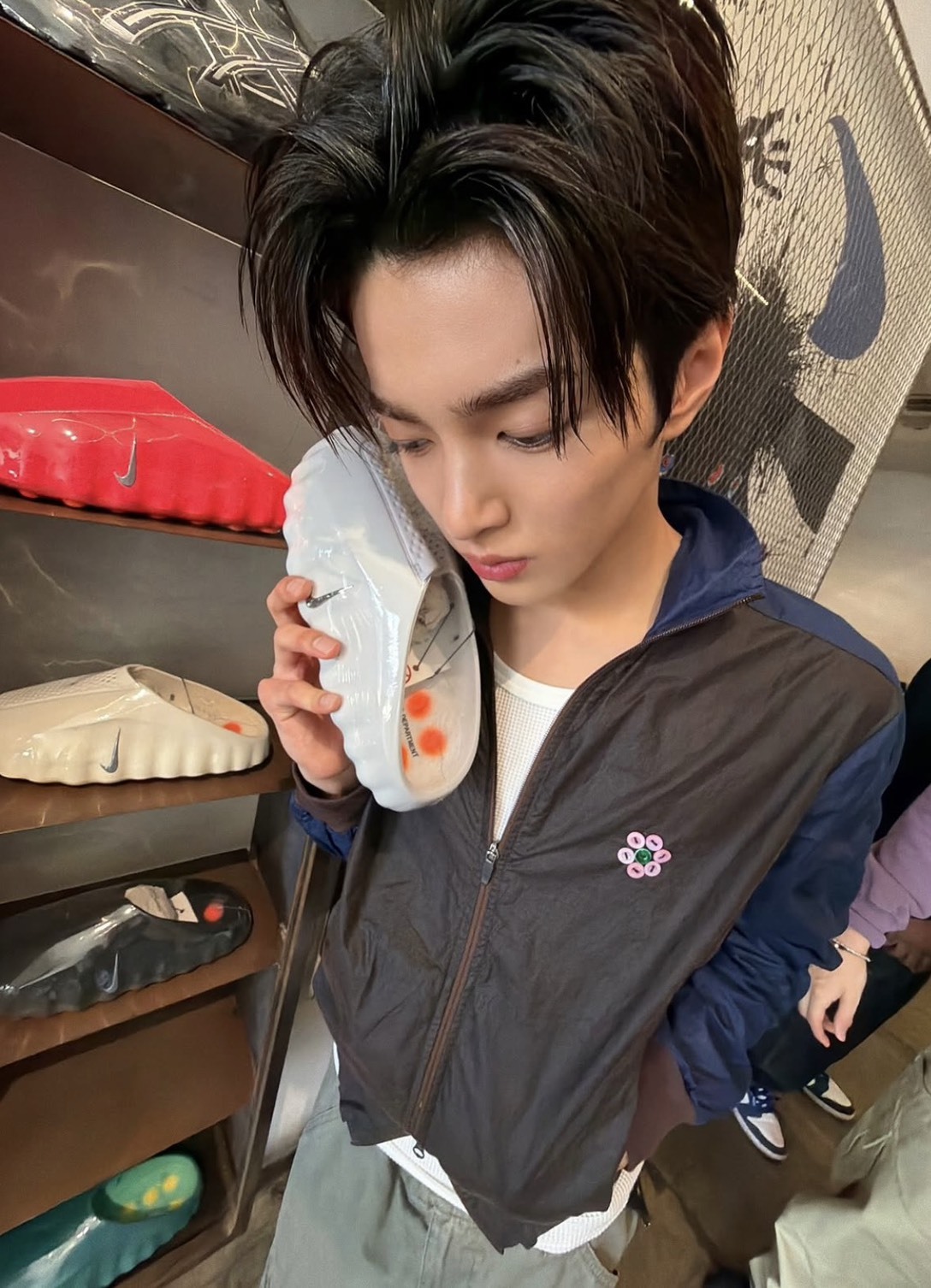 <安安喜歡我就喜歡😍>Nike Mind 001 Slide 氣墊機能 拖鞋 女鞋 白灰色