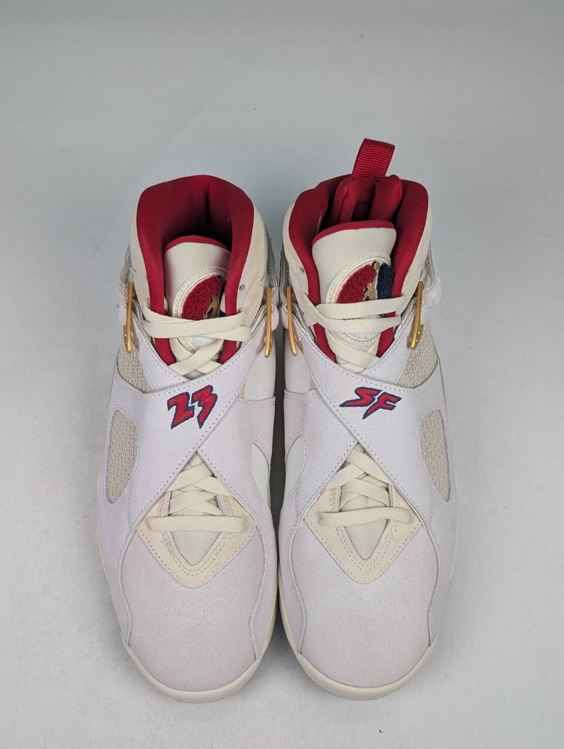 微瑕疵-左右腳鞋面中底鞋底泛黃 FJ2850-107 M9.5 Air Jordan 8 Retro SoleFly Mi Casa Es Su Casa