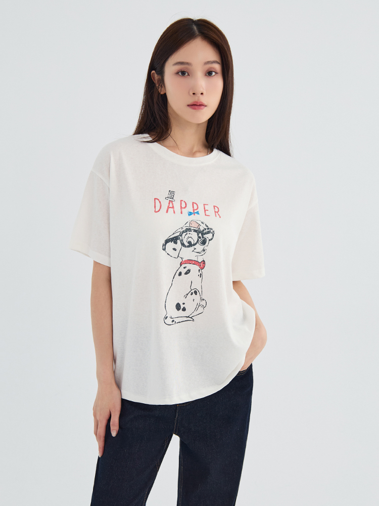 眼鏡狗質感棉TEE