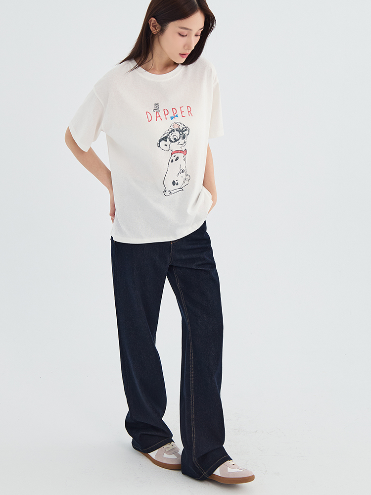 眼鏡狗質感棉TEE