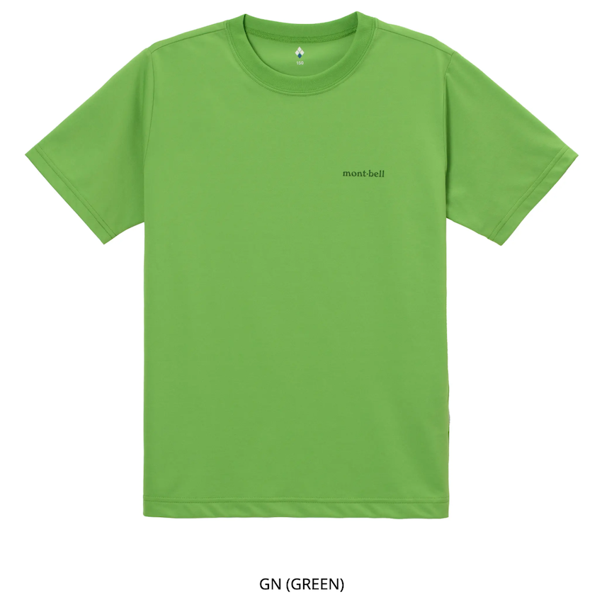 日本 Mont-Bell Wickron UV-TECT T Kid's 兒童 T-Shirt