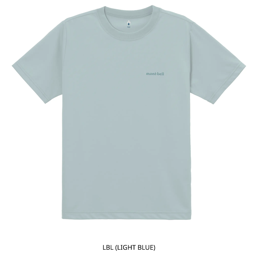 日本 Mont-Bell Wickron UV-TECT T Kid's 兒童 T-Shirt