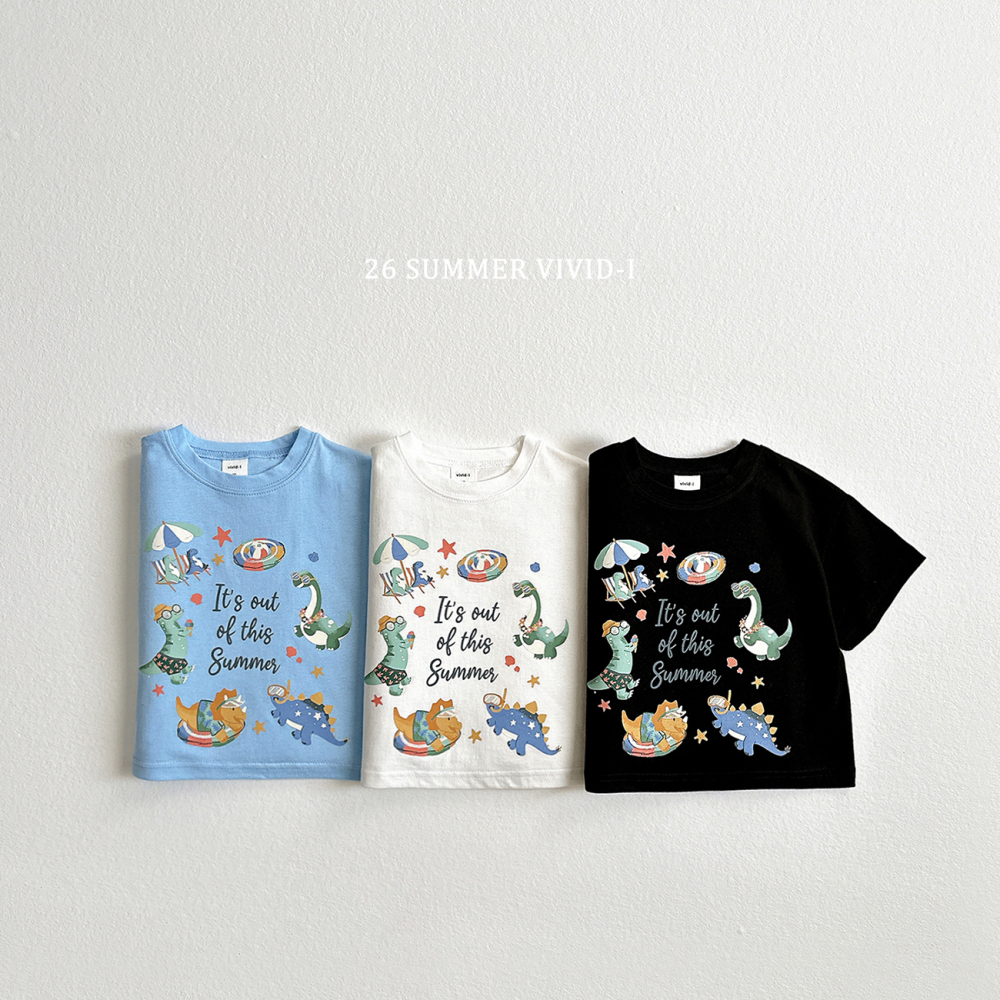 90-140 VV 夏日恐龍上衣 3色