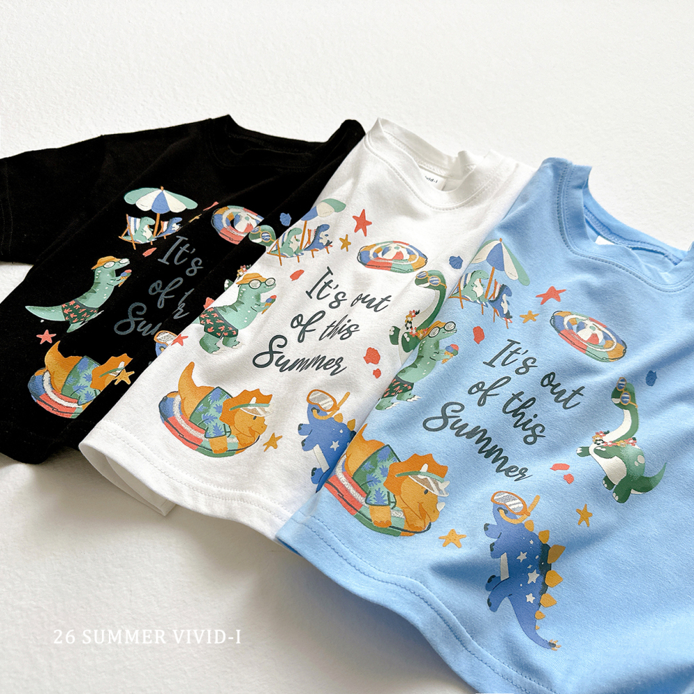 90-140 VV 夏日恐龍上衣 3色